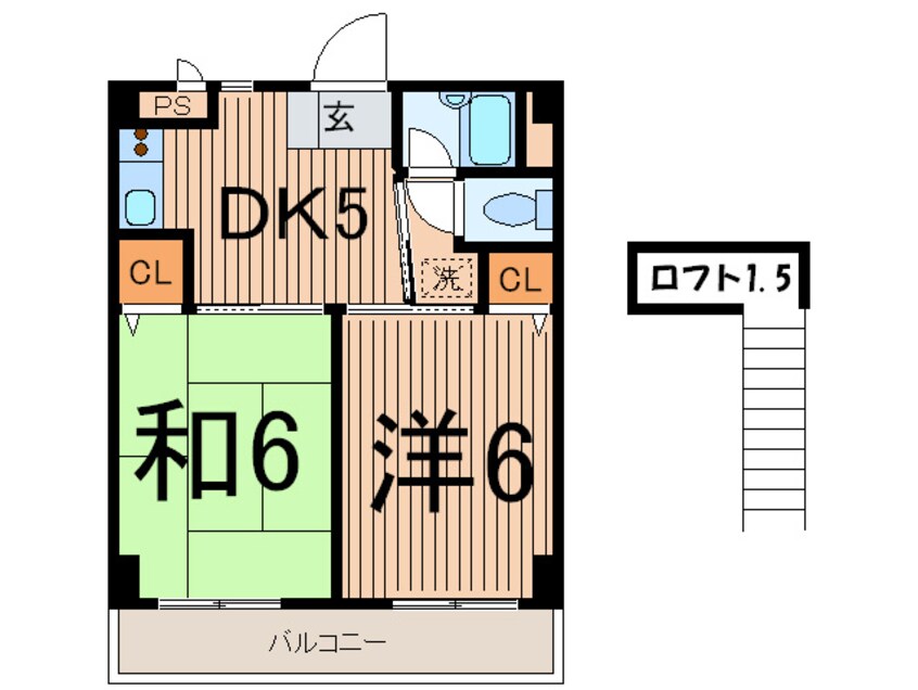 間取図 ドルチェ磯子