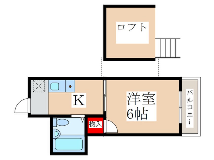 間取図 ベルヴェ霞台Ⅱ