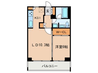 間取図 パークフラッツ市谷台町坂