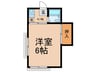 石塚荘 1Rの間取り