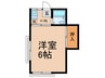 石塚荘 1Rの間取り