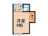 石塚荘 1Rの間取り