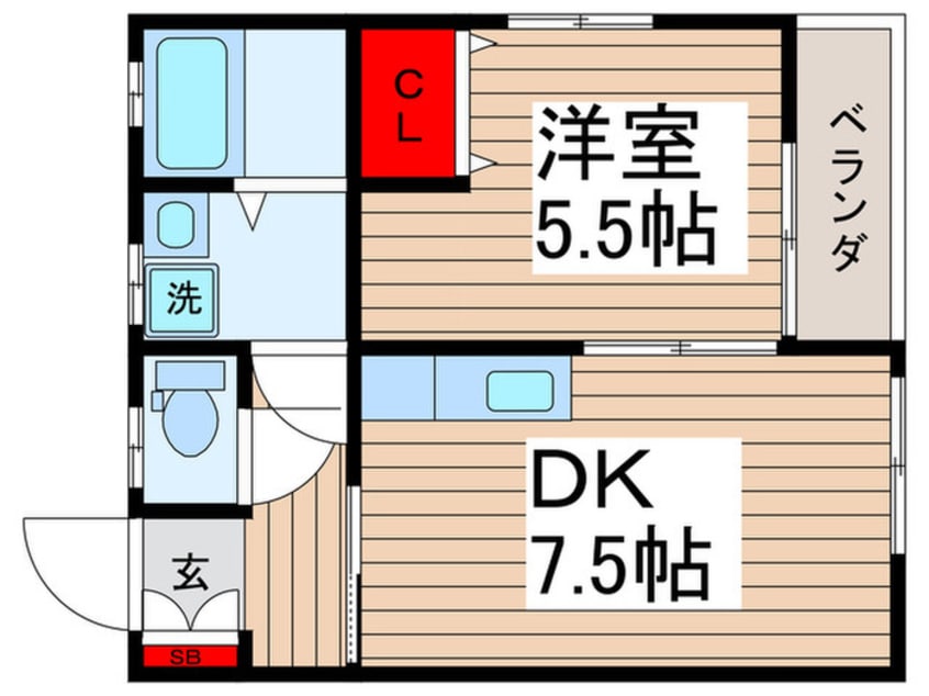 間取図 ハイツ新宿