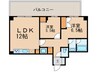 オークヒルズ小日向 2LDKの間取り