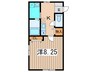 ドルフ 1Kの間取り