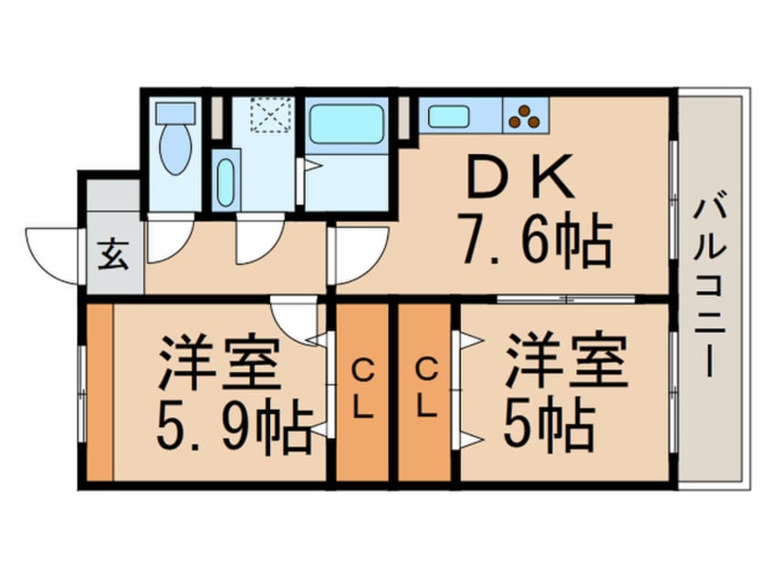 間取図 アトリオ石神井公園