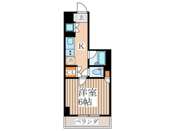 間取図 ルーブル武蔵関（503）