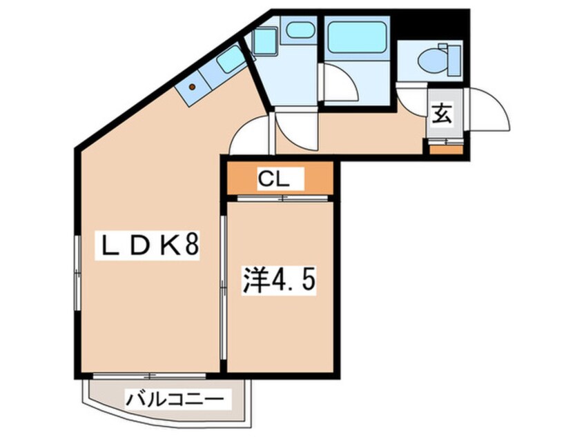 間取図 カルージュ要町