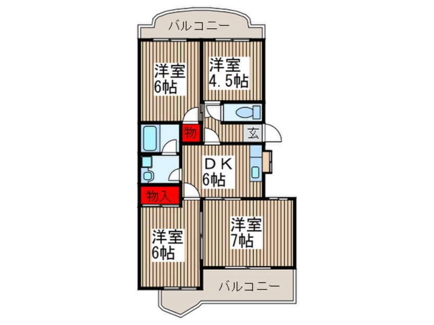 間取図 グレ－スマンション