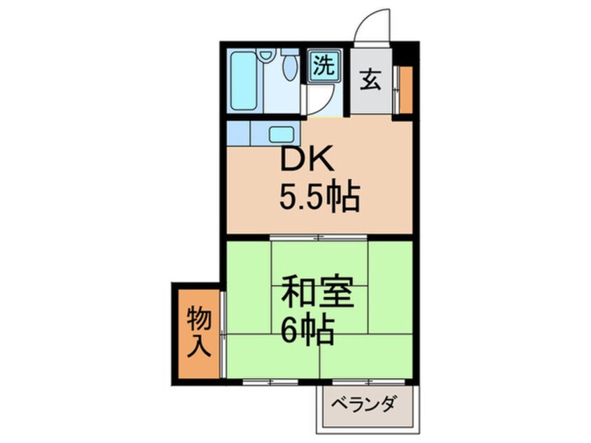 間取図 グリーンハイツ大森