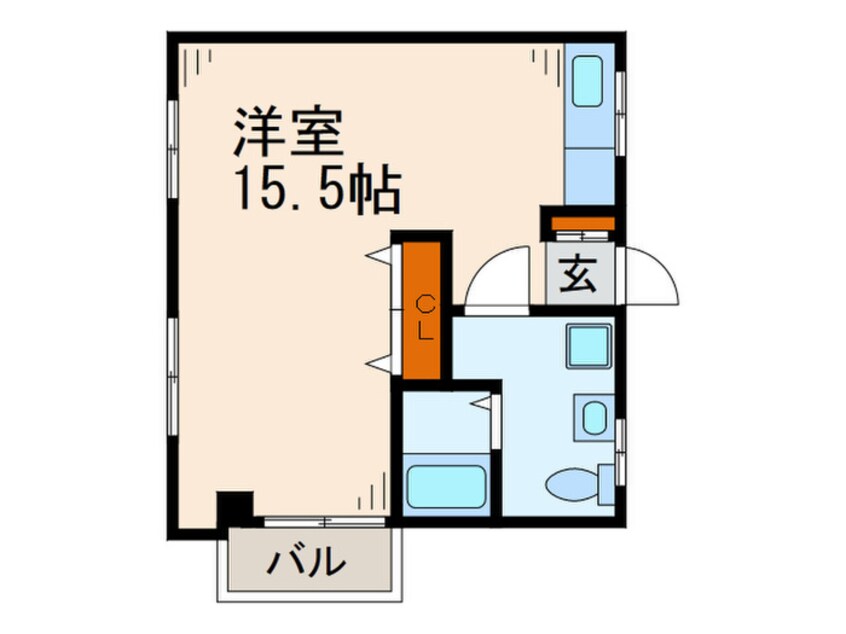 間取図 カ－サ東向島