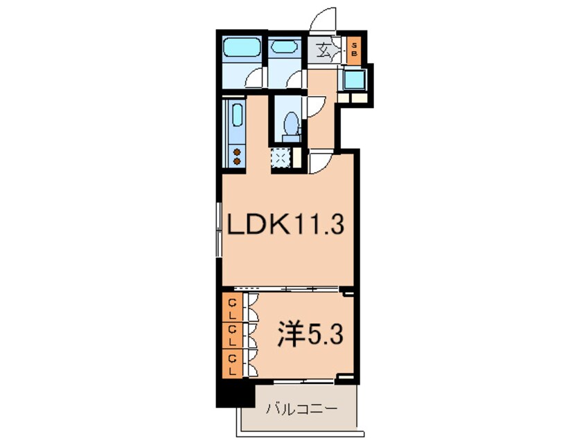 間取図 KDXレジデンス芝公園