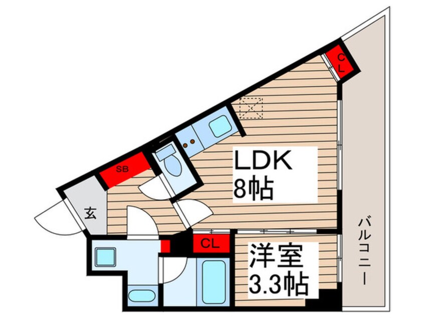 間取図 HF北千住レジデンス
