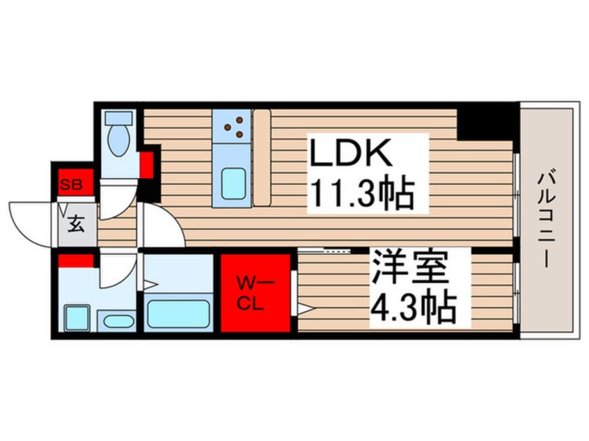 間取図 HF北千住レジデンス