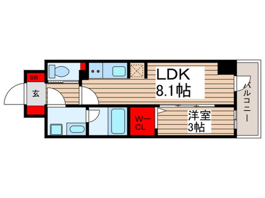 間取図 HF北千住レジデンス