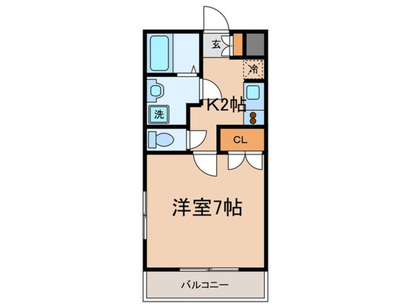 間取図 ラグジュアリーアパートメント砧