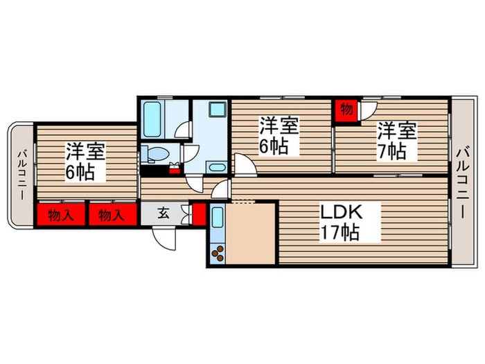 間取り図 アイエムハイツ東中山