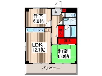 間取図 メゾン天神