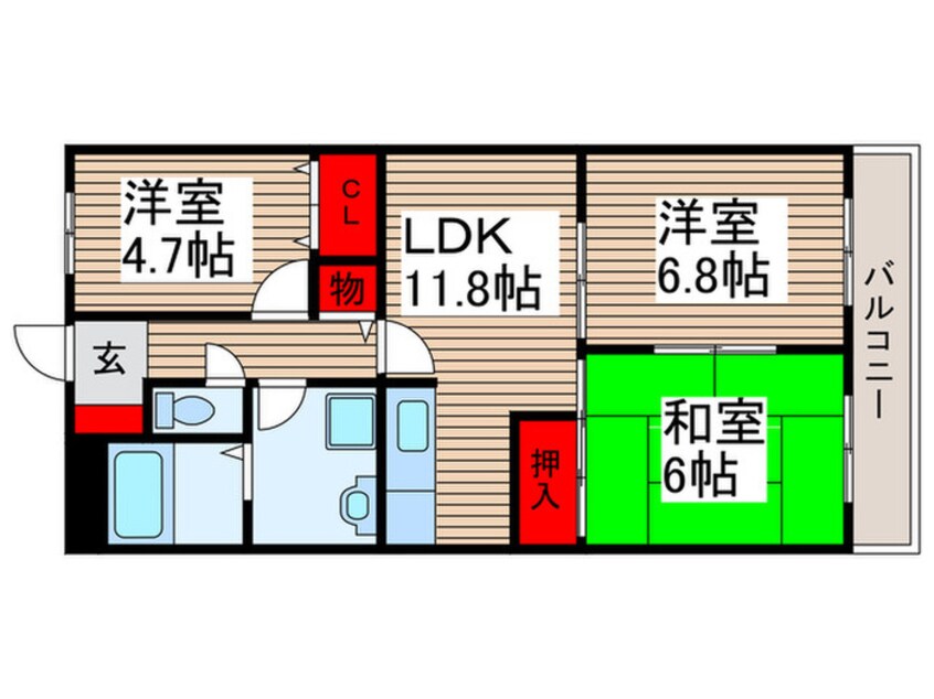 間取図 Ａｓｔｅｅ　Ｒｏｙａｌ