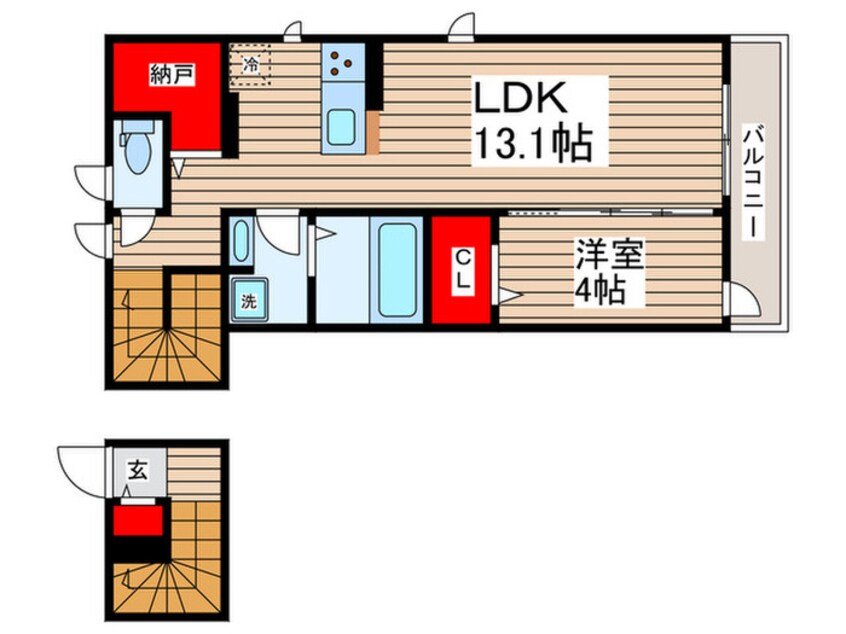 間取図 サライ幕張