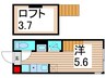 ハーモニーテラス西亀有Ⅲ 1Rの間取り