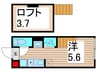 ハーモニーテラス西亀有Ⅲ 1Rの間取り