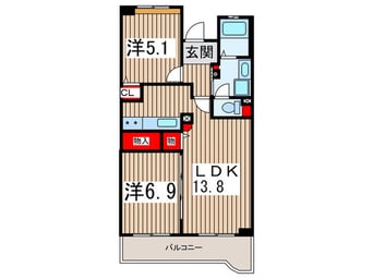 間取図 PASA・DE・URAWABUZOU