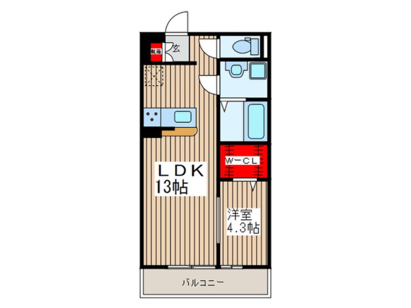 間取図 リブリ・美園