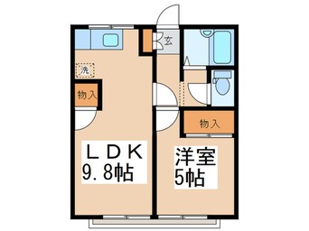 間取図 第２みどりハイツ