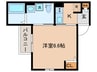 CloudNine鴨居 1Kの間取り