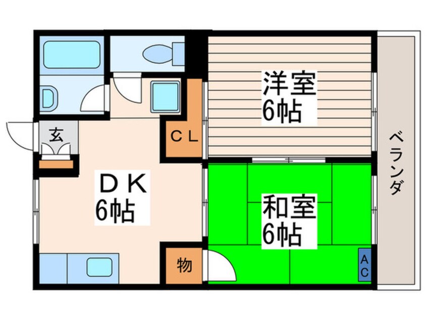 間取図 カ－サＫ