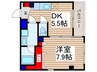 辻友ビル 1DKの間取り