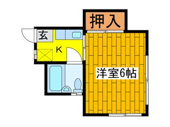 間取図 万町田口ﾊｲﾂ