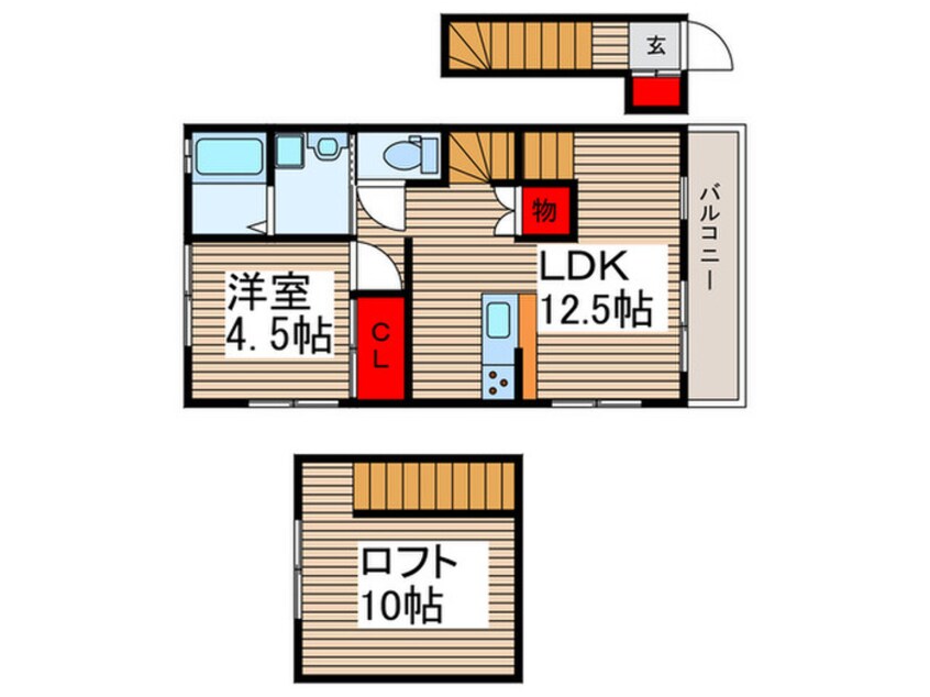 間取図 アルバ・トレ柏