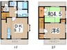 サンテラス泉 2DKの間取り