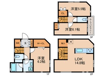 間取図 Kolet尾山台南