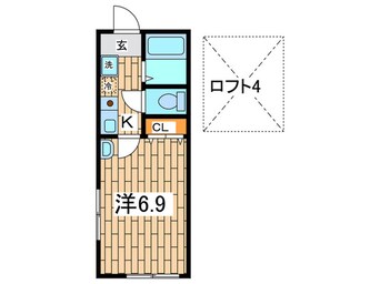 間取図 クイーンシップ横須賀中央Ⅱ