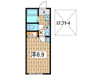 間取図 クイーンシップ横須賀中央Ⅱ
