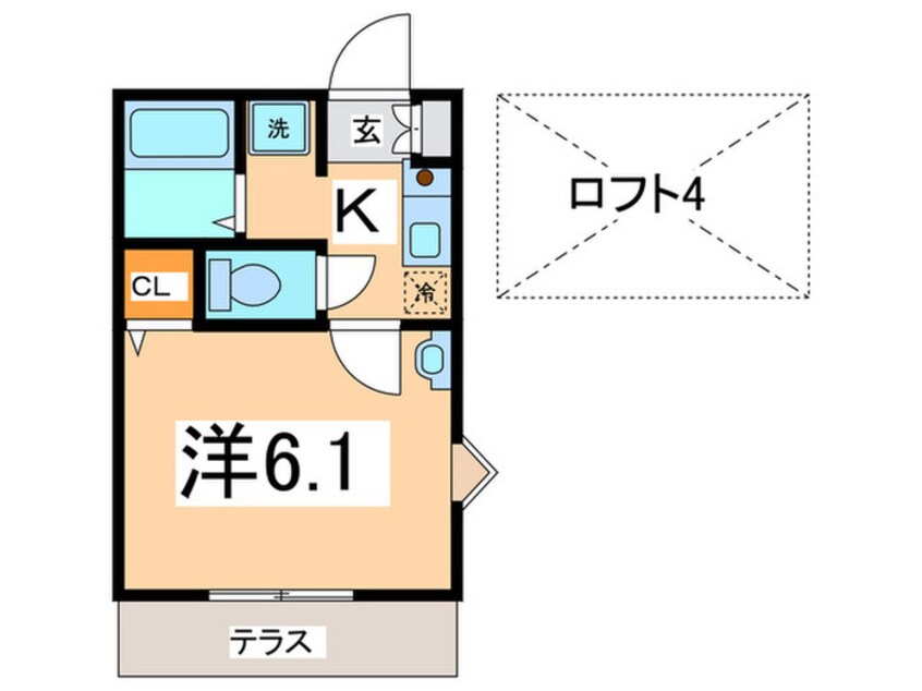 間取図 クイーンシップ横須賀中央Ⅱ
