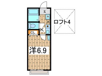間取図 クイーンシップ横須賀中央Ⅱ