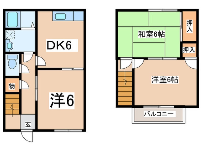 間取図 近田テラス
