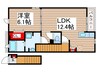 フレッサ 1LDKの間取り