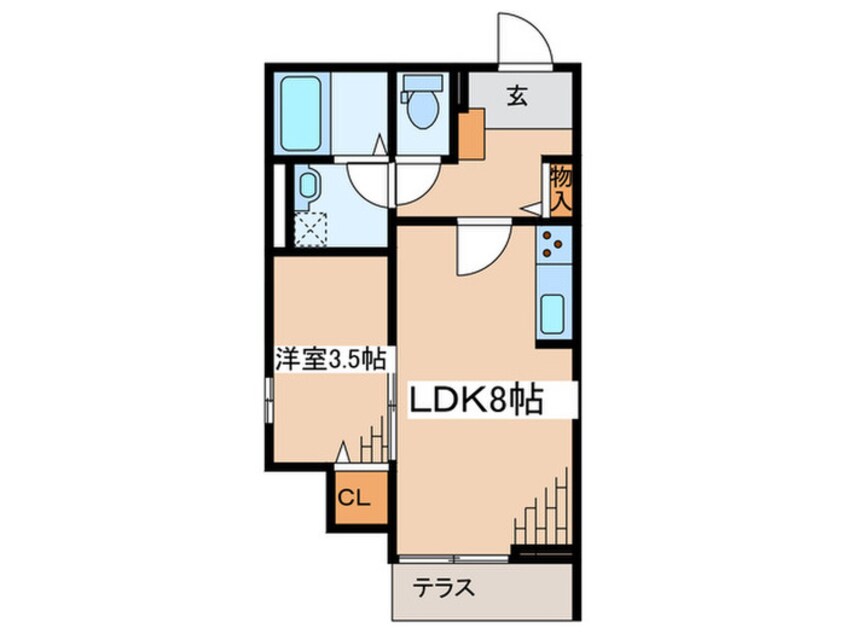 間取図 アムール淵野辺
