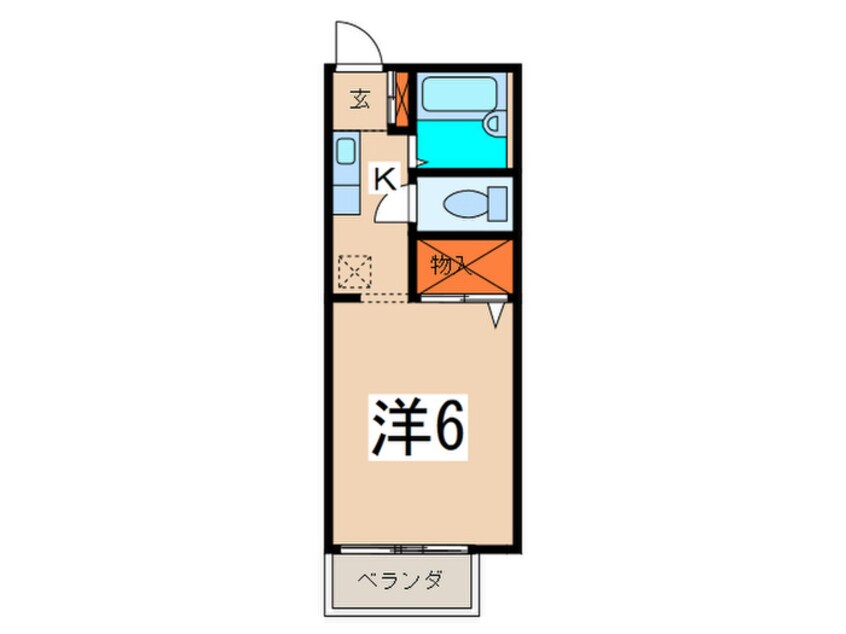 間取図 グリ－ンヒル五番館