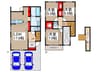 仮)川越市的場新築MAISON　1号棟 3LDKの間取り