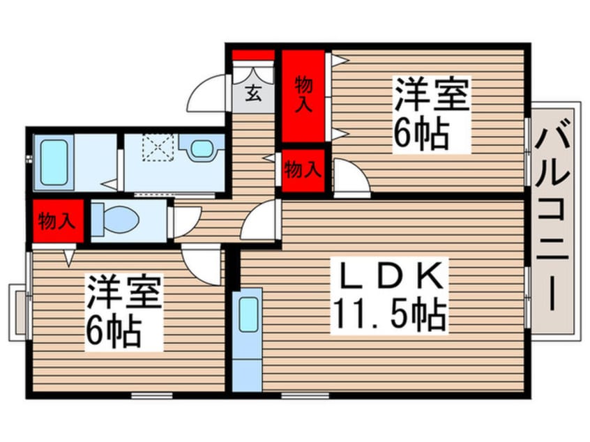 間取図 ロイヤルスクエアC