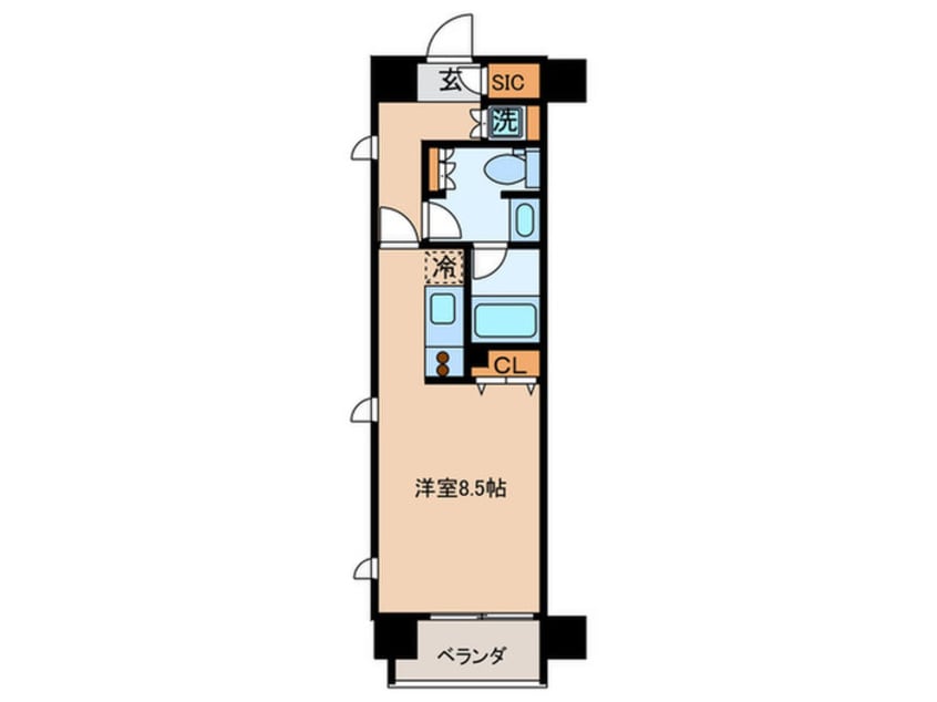間取図 クリオ五反田