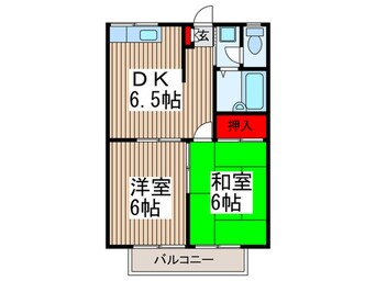 間取図 ｴｽﾃｰﾄﾋﾟｱ・ﾌﾞﾗｳﾝﾊｯﾄ