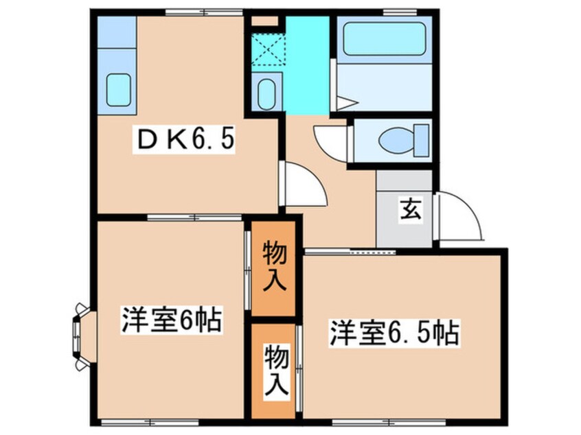 間取図 フレグランスM２