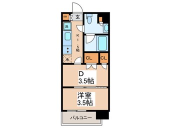 間取図 パークアクシス上野EAST